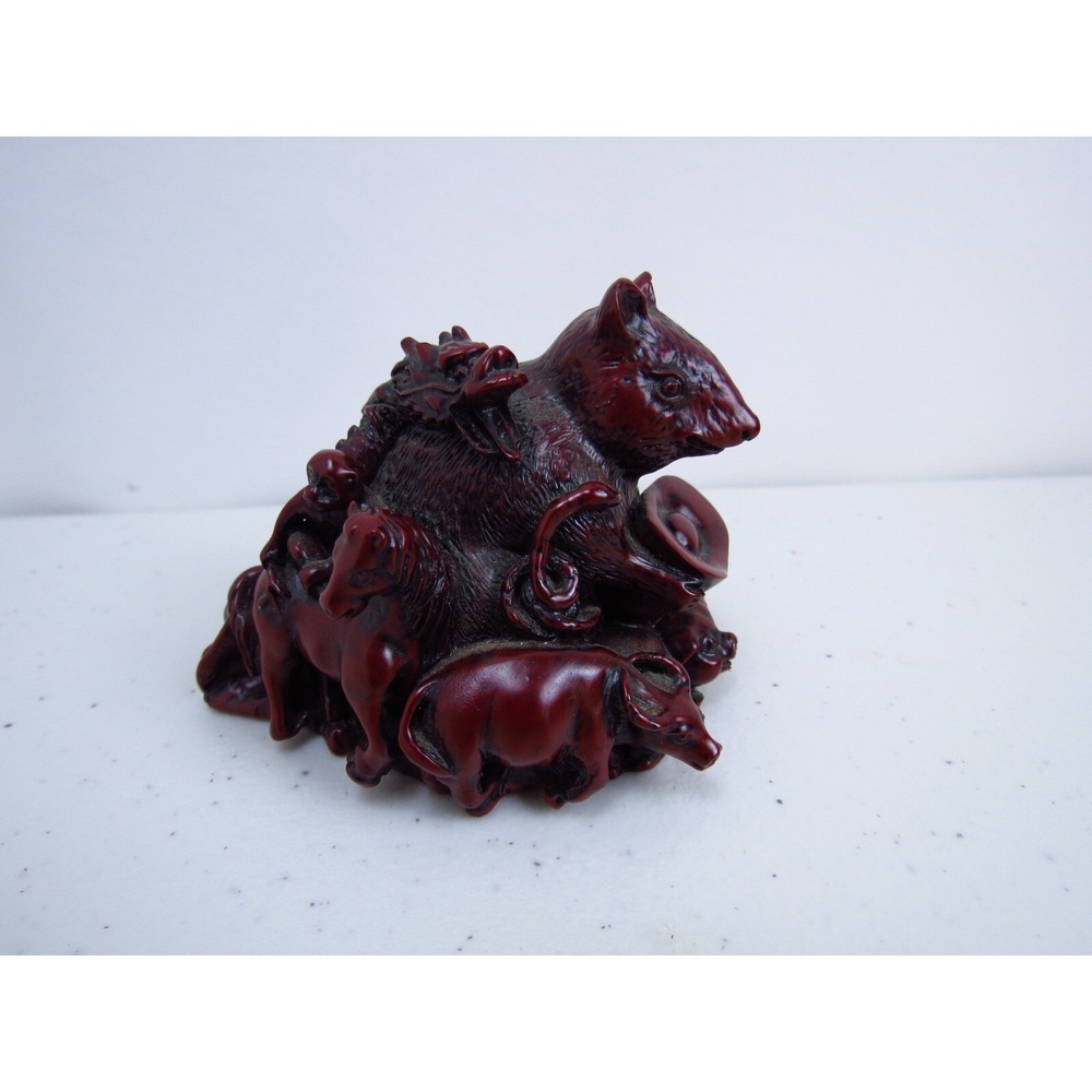Yung Kee Figurine Figure Statue Animals Snake Dragon Rat Horse Tiger Dog
